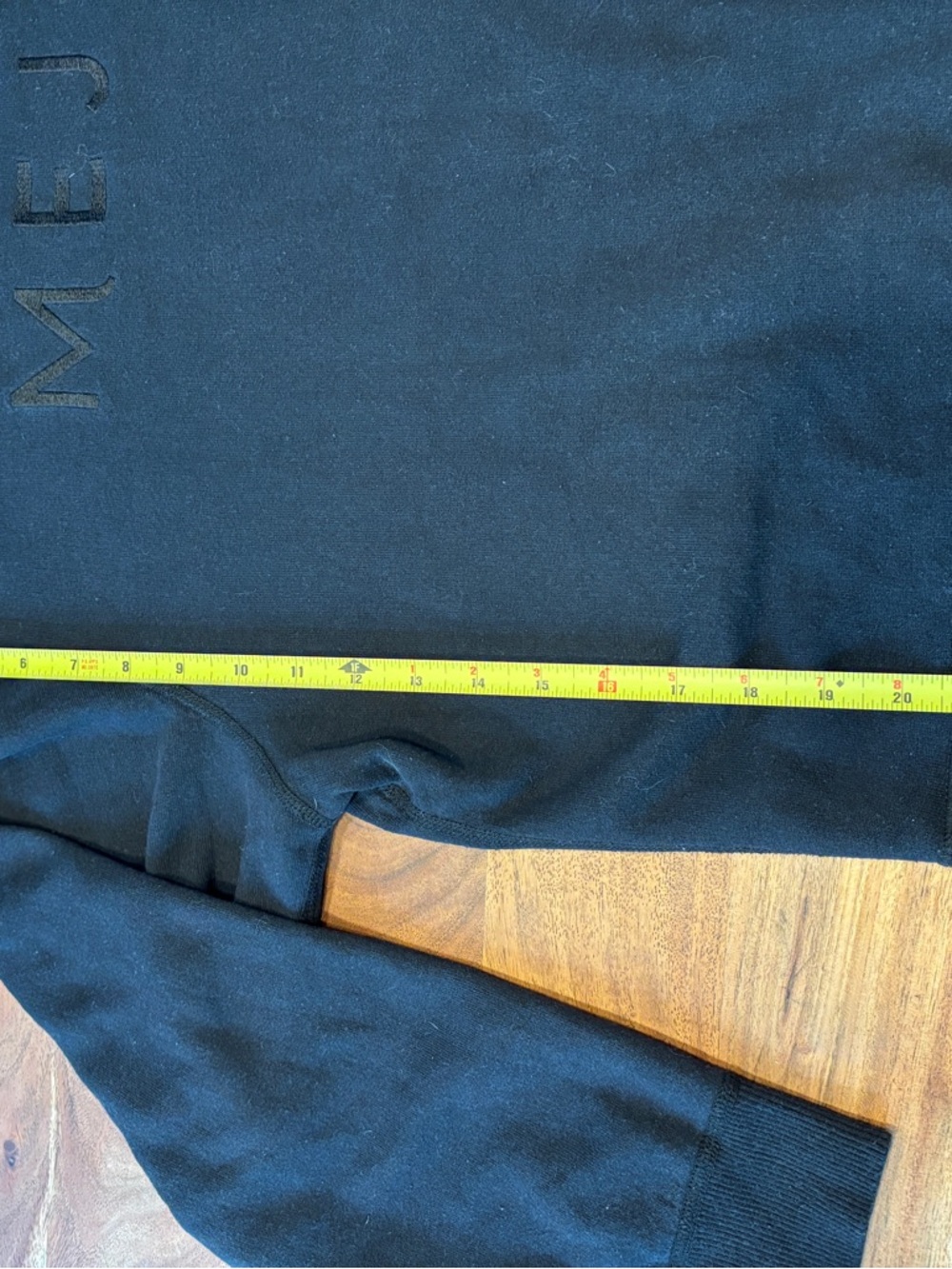 Mejuri Black Embroidered Logo Crewneck Sweatshirt - UNISEX - Black - Large - Picture 6 of 10